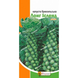 Капуста брюссельська Лонг Ісленд, (насіння 0,5г)