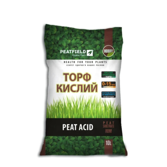 Субстрат Peatfield торф кислий, 10 л