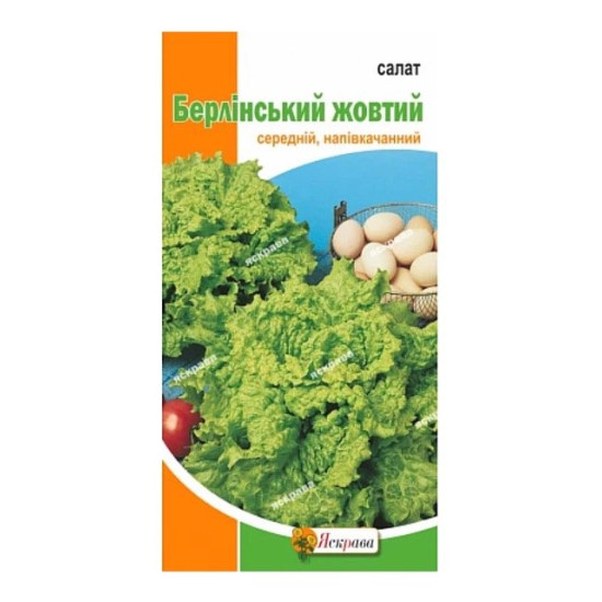 Салат Берлінський Жовтий (насіння 2 г)