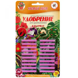 Палички"Чистий лист" від шкідників 20 шт